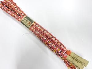 大特価品　未使用品　藤三郎　正絹　手組帯締め